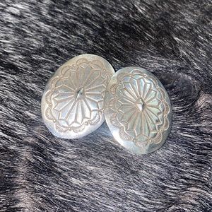 Sterling Silver Stamped Earrings